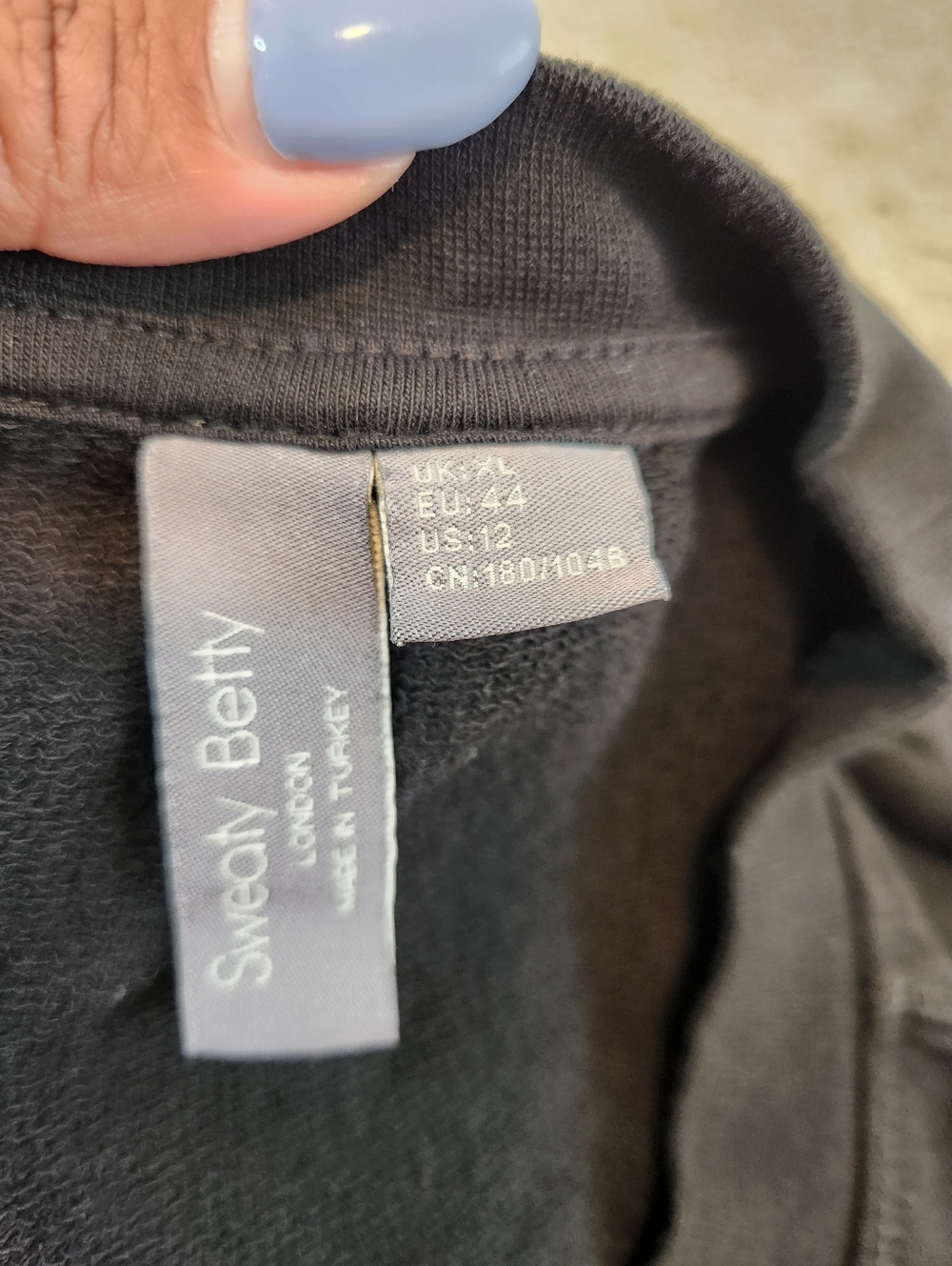 Sweaty Betty After Class Crop Sweatshirt Size 12 - Picture 5 of 8